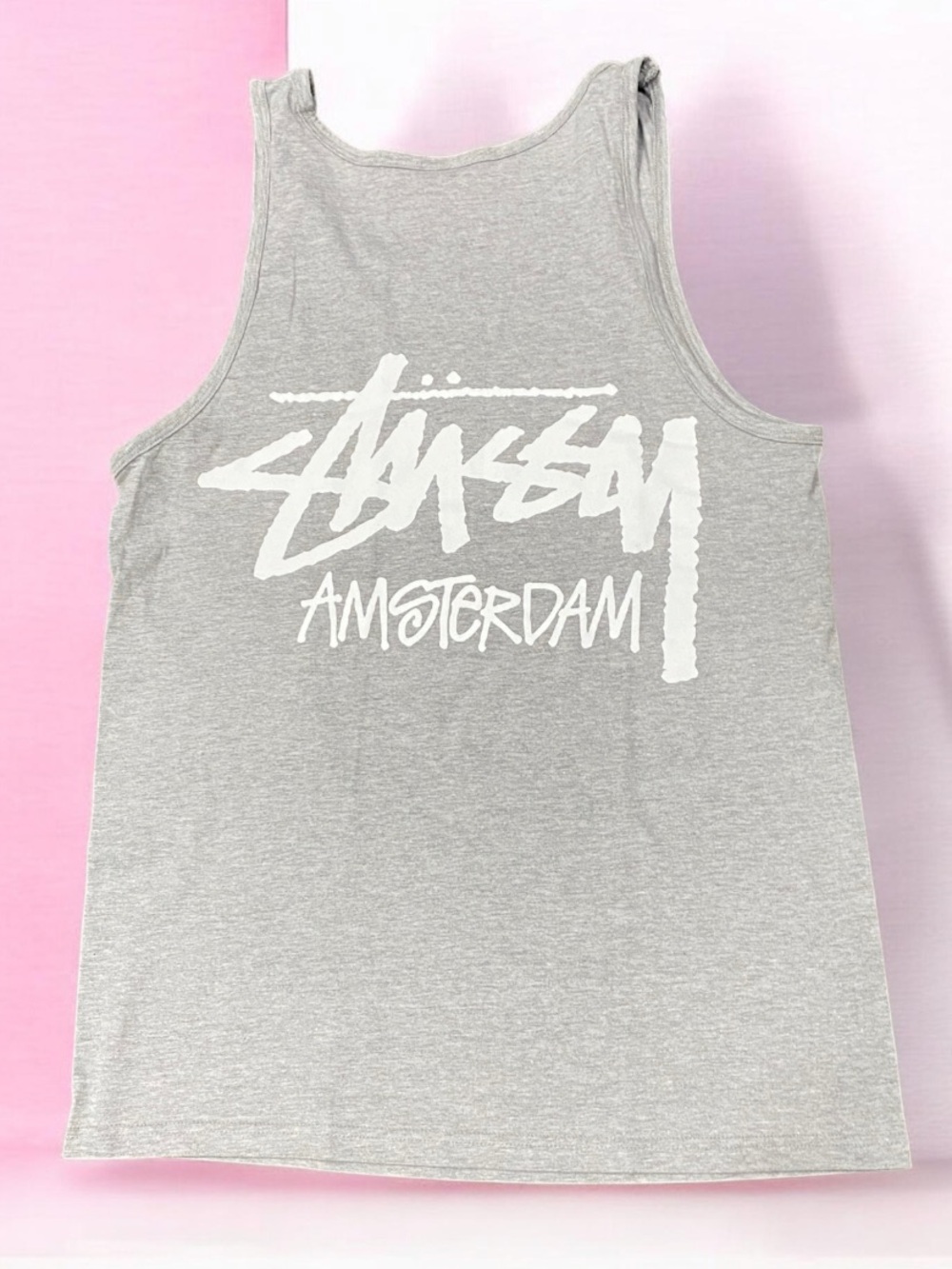 🆕 STUSSY AMSTERDAM Tank Top Muscle Tee Unisex New Medium